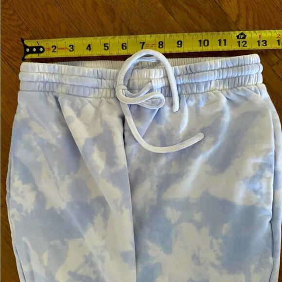 Le Lis blue and white tie dye soft sweatpants M - Picture 9 of 10